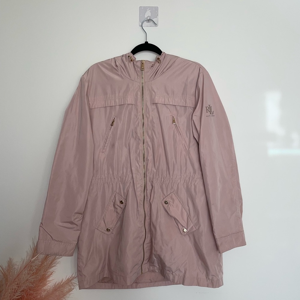 Ralph Lauren Windbreaker Jacket - Pink and Rose-gold
